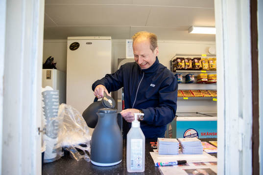 Strövelstorps ordförande Mikael Olsson