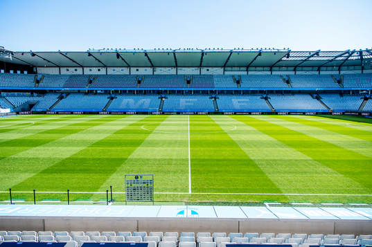 Eleda stadion innan fotbollsmatchen i Allsvenskan mellan