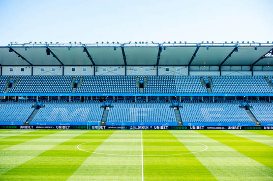 Eleda stadion innan fotbollsmatchen i Allsvenskan mellan