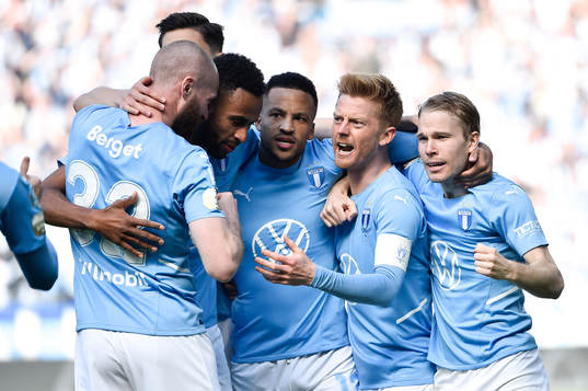Malmö FFs Anders Christiansen jublar