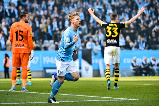 Malmö FFs Anders Christiansen jublar
