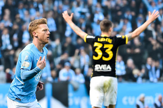 Malmö FFs Anders Christiansen jublar