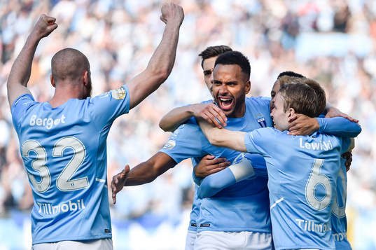 Malmö FFs Isaac Kiese Thelin jublar