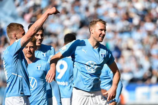 Malmö FFs Ola Toivonen jublar