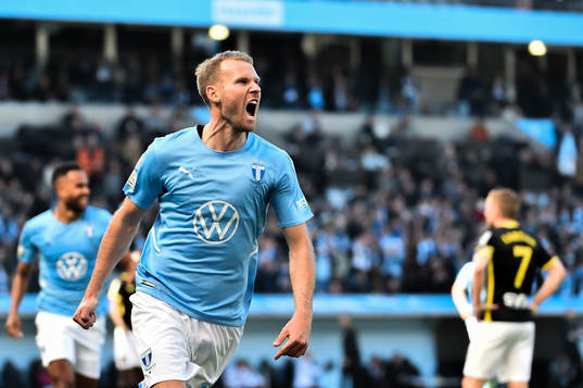 Malmö FFs Ola Toivonen jublar