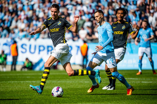 s Mikael Lustig och Malmö FFs Veljko Birmancevic