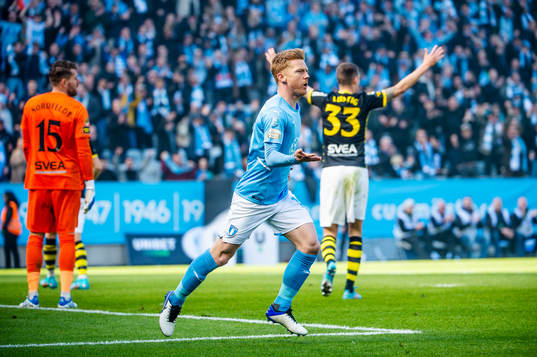 Malmö FFs Anders Christiansen jublar