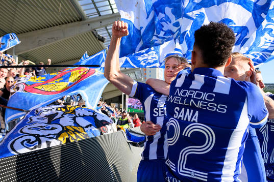 IFK Göteborgs Oscar Vilhelmsson jublar