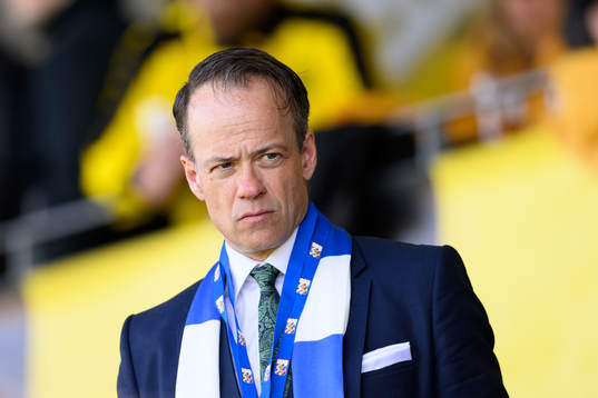 IFK Göteborgs ordförande Richard Berkling på läktaren