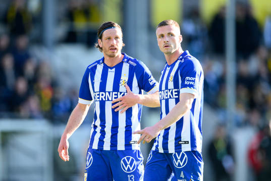 IFK Göteborgs Gustav Svensson och Carl Johansson