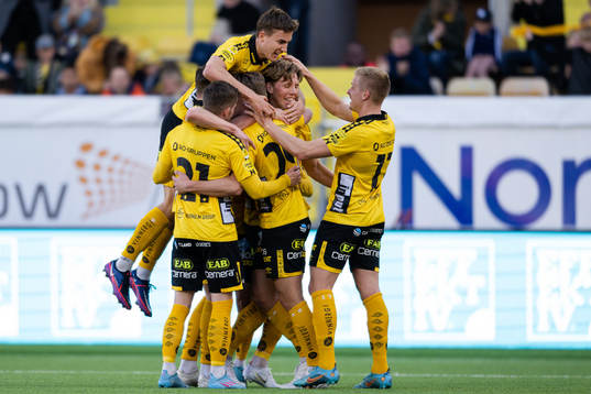 Elfsborgs Noah Söderberg jublar