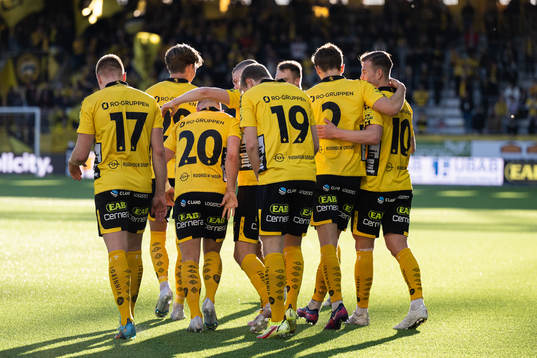 Elfsborgs spelare jublar