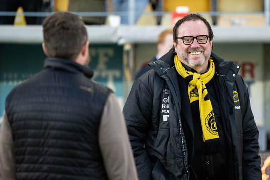 Elfsborgs ordförande Sune Lundqvist är glad