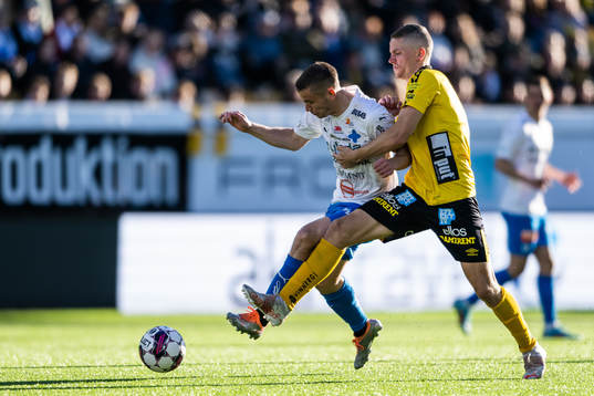 Värnamos Oscar Johansson och Elfsborgs André Ibsen Rømer