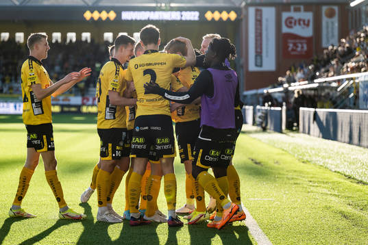Elfsborgs spelare jublar