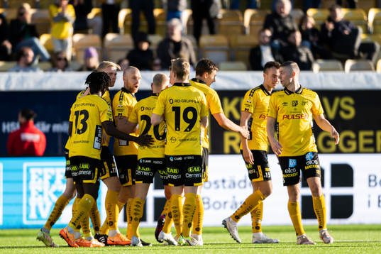Elfsborgs spelare jublar