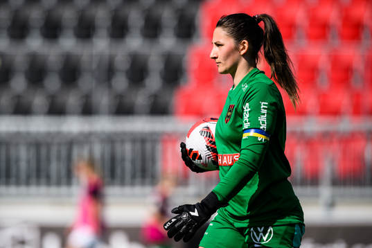 Brommapojkarnas målvakt Lovisa Koss