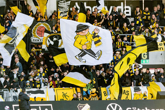 under fotbollsmatchen i Allsvenskan mellan Häcken och IFK