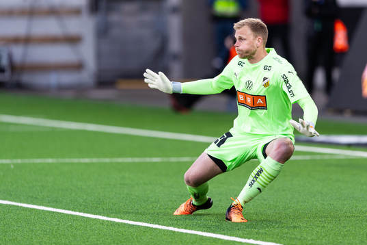 Häckens målvakt Peter Abrahamsson