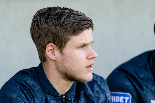 IFK Göteborgs Gustaf Norlin på bänken före