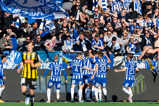 under fotbollsmatchen i Allsvenskan mellan Häcken och IFK
