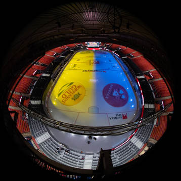 Scandinavium innan semifinal två i SHL mellan Frölunda