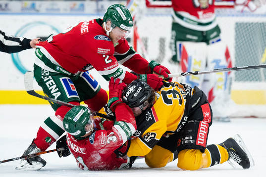 Frölundas Christian Folin, Nicklas Lasu och Luleås Oscar