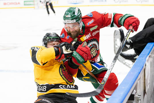 Luleås Erik Gustafsson och Frölundas Jan Mursak