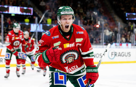 Frölundas Filip Johansson jublar