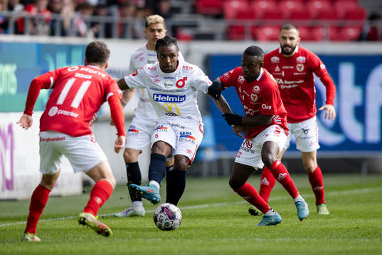 Degerfors Joseph-Claude Agyeman Gyau och Kalmars Nahom