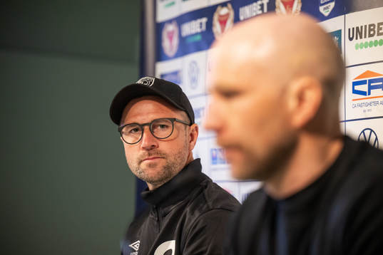 Degerfors tränare Tobias Solberg