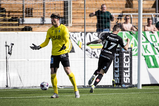 Jönköpings Adrian Edqvist jubel