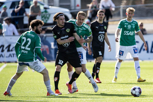 Jönköpings Adnan Maric och Brages Anton Lundin och Brages