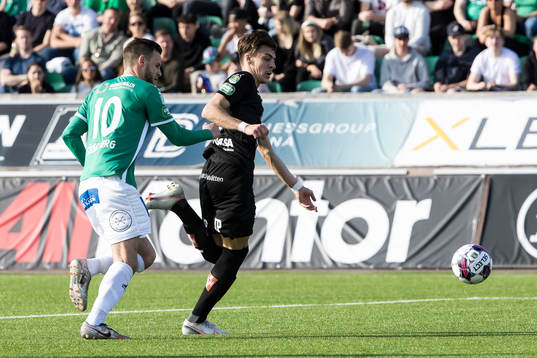Brages Niklas Söderberg och Jönköpings Adam Ben Lamin