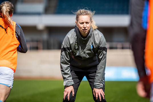 Malmö FFs fysioterapeut Karin Boman