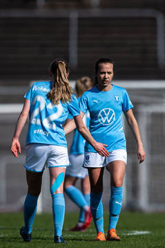 Malmö FFs Cornelia Lindgren jublar