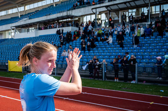 Malmö FFs Amanda Kander tackar publiken
