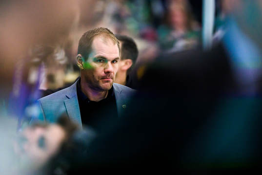Färjestads tränare Tomas Mitell