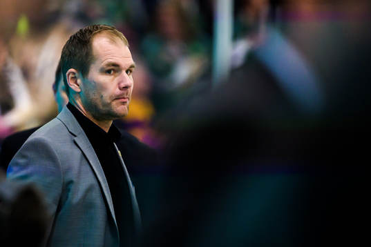 Färjestads tränare Tomas Mitell