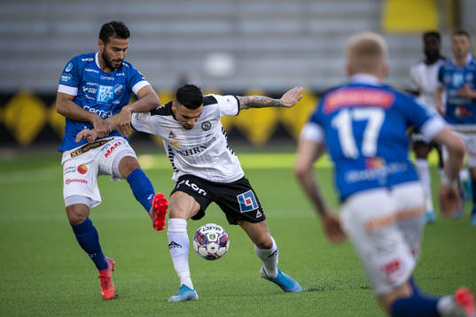 Norrbys Felix Gustafsson och Örebros Ahmed Yasin