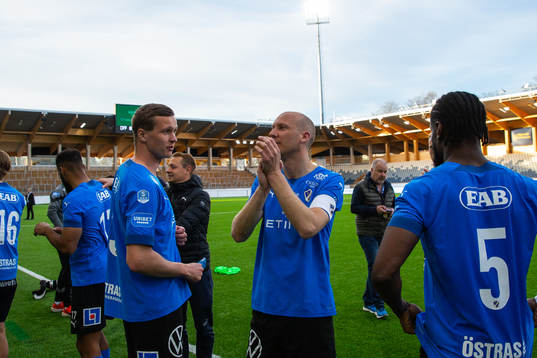 Halmstads Andreas Johansson jublar