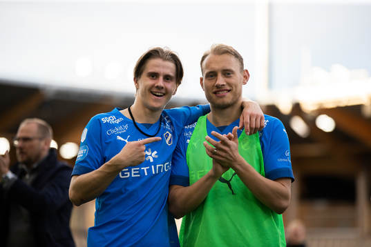 Halmstads Erik Ahlstrand och Villiam Dahlström