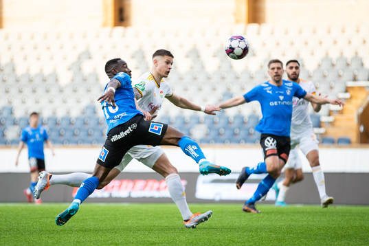 Halmstads Sadat Karim och Dalkurds Sigitas Olberkis
