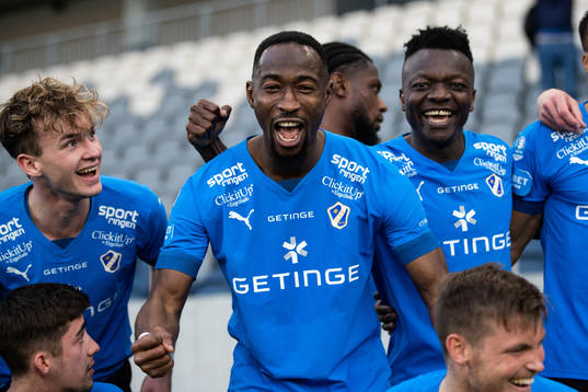 Halmstads Sadat Karim jublar