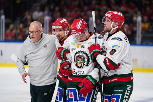 Frölundas Nicklas Lasu och Linus Nässén