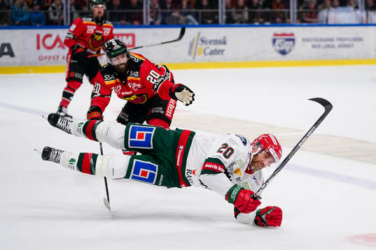 Frölundas Joel Lundqvist och Luleås Jack Connolly