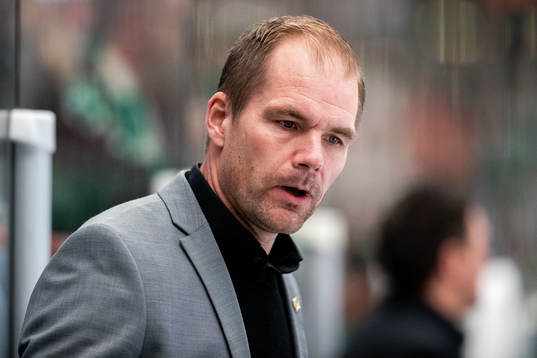 Färjestads tränare Tomas Mitell