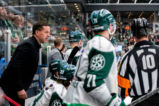 Färjestads assisterande tränare Thomas Rhodin  i