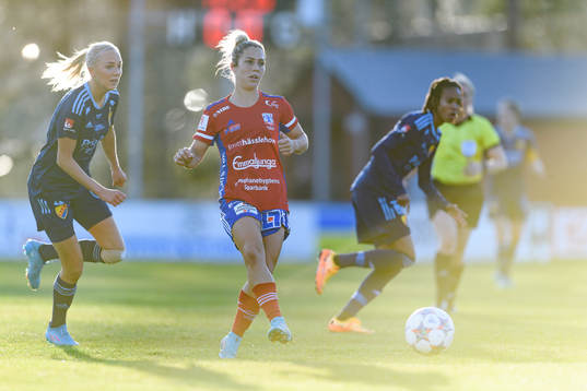 Djurgårdens Sara Lilja Vidlund och Vittsjös Katrina Gorry