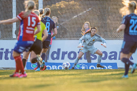 Djurgårdens målvakt Kelsey Daugherty